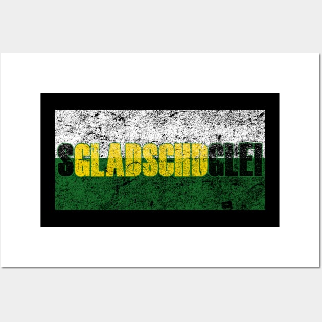 SGLADSCHDGLEI GDR East Germany Saxony Saying Wall Art by The Agile Store